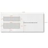 Blue Summit 1099 NEC Envelopes Small 500 Count Self-Seal Security Tint-2