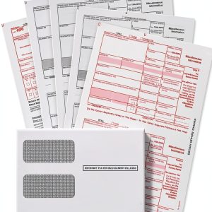 NextDayLabels 2025 1099-MISC Forms 25 Forms + 25 Self-Seal Envelopes-0