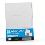 Blue Summit Supplies 3‑Up W2 Tax Forms 2025 50 Forms & Envelopes-0