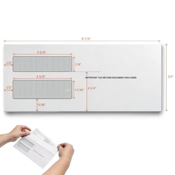 Blue Summit 1099-NEC Bundle 50 Forms with Envelopes-2
