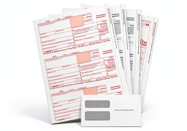 Blue Summit 1099-NEC Bundle 50 Forms with Envelopes-6