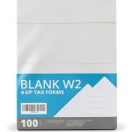 Blue Summit Supplies 4up Horizontal W2 Forms 2025 100 Sheet Pack-0