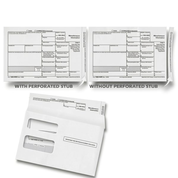 Dutymark 1099-INT Income Tax Form Value Pack 10 Sets with Envelopes-2