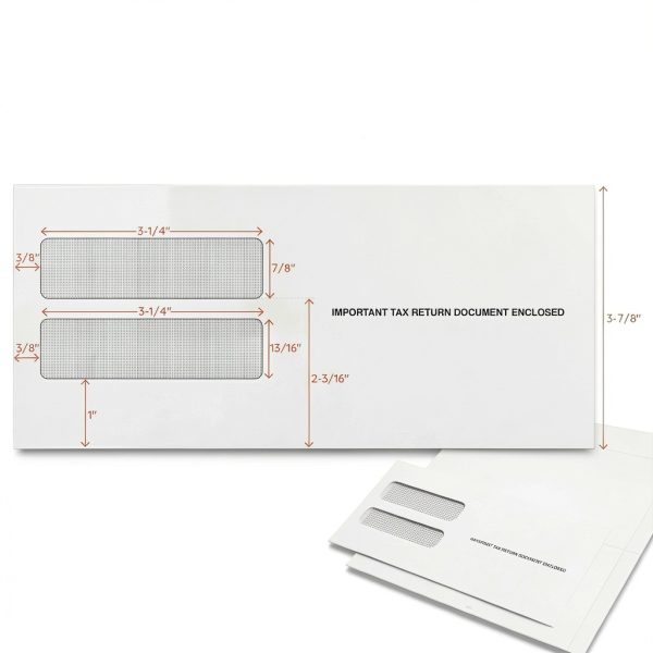 Blue Summit Supplies 2025 3‑Up W‑2 Tax Forms Bundle with Envelopes-2