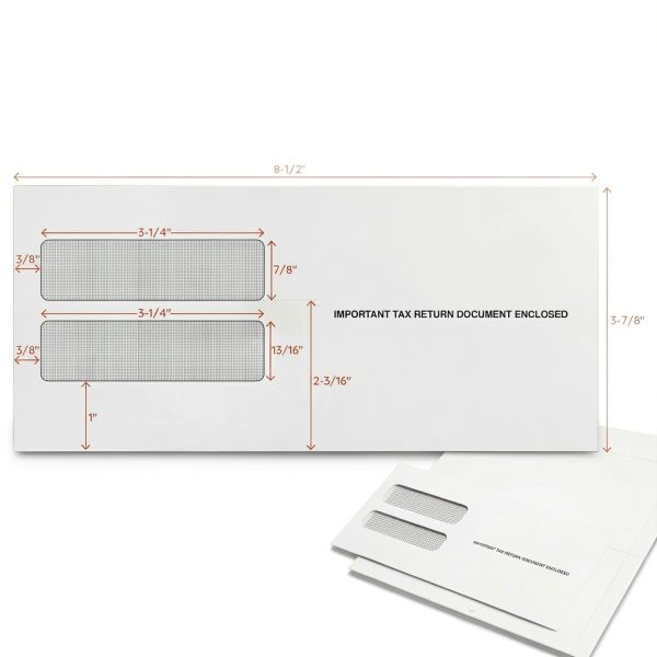 Blue Summit Supplies 3‑Up W2 Tax Forms 2025 50 Forms & Envelopes-2