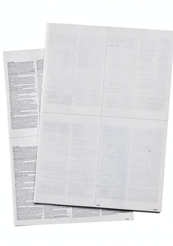 Dutymark 4-Up W-2 Blank Tax Forms 25 Pack 8.5 x 11 Paper Perforated-4