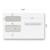 Self Seal Envelopes 50 Pack White 5-3/4 x 9" NextDayLabels Tax Filing-3