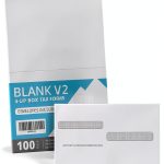 2025 W-2 Forms 4-Up 100 Forms + 100 Envelopes Blue Summit Supplies-0