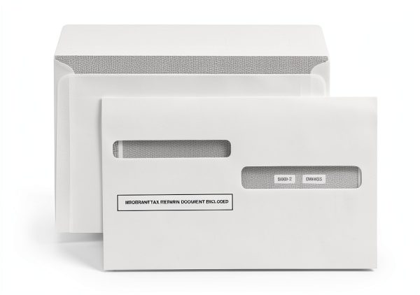 Dutymark 4-Up W-2 Blank Tax Forms 25 Pack 8.5 x 11 Paper Perforated-5