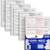 Dutymark 1099 NEC Form 3 Part 50 Pack for 25 Vendors 20lb Paper-0