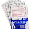 1099 MISC Tax Forms Dutymark 10-Pack Premium Value Set for 2025-0