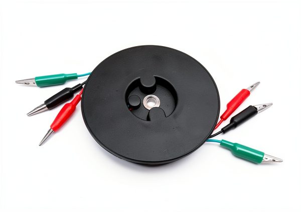 ANDRSAN 3-wire 20-ft Retractable Test Leads 18 Gauge Alligator Clips-2