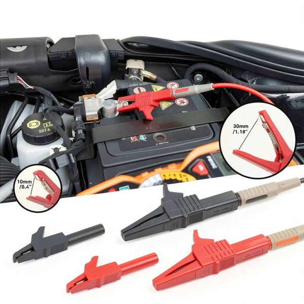 SWANLAKE Multimeter Test Leads 27-Piece Set CAT III 1000V CAT IV 600V-3