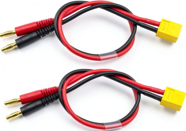 XT60 Connector Plug FLY RC Adapter with 4mm Banana Plugs Pack of 2-2