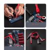 Multimeter Test Leads AstroAI 8 Piece Set Alligator Clips Mini Hooks-4