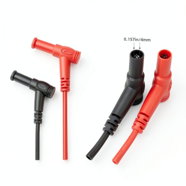 Professional Multimeter Test Leads 1000V 20A 40.5in, Heavy Duty Silicone Test Leads with Ultra-Hard Gold-Plated Test Probes, 0.16in/4mm Banana Plugs for Fluke/AstroAI/INNOVA/Klein Multimeter-4