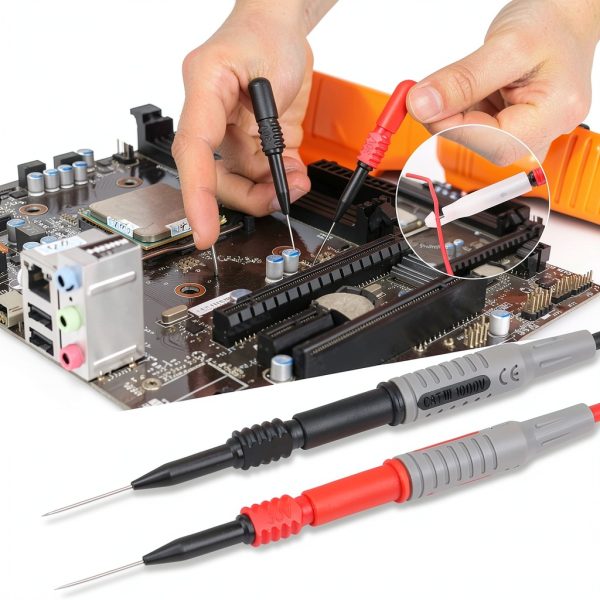 SWANLAKE Multimeter Test Leads 27-Piece Set CAT III 1000V CAT IV 600V-2