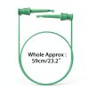 Multimeter Test Hook Clips Sumnacon 10‑Piece Leads 5 Colors 20AWG-1
