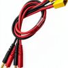 XT60 Connector Plug FLY RC Adapter with 4mm Banana Plugs Pack of 2-1