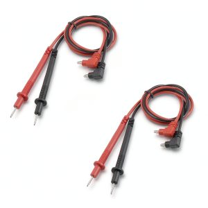 Digital Multimeter Test Lead 2‑Pair 90cm Banana Plug Cable Black Red-0