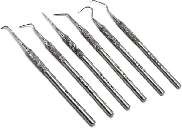 Stainless Steel Micro Probe Set 6‑Piece 5.5" A2ZSCILAB Precision-0