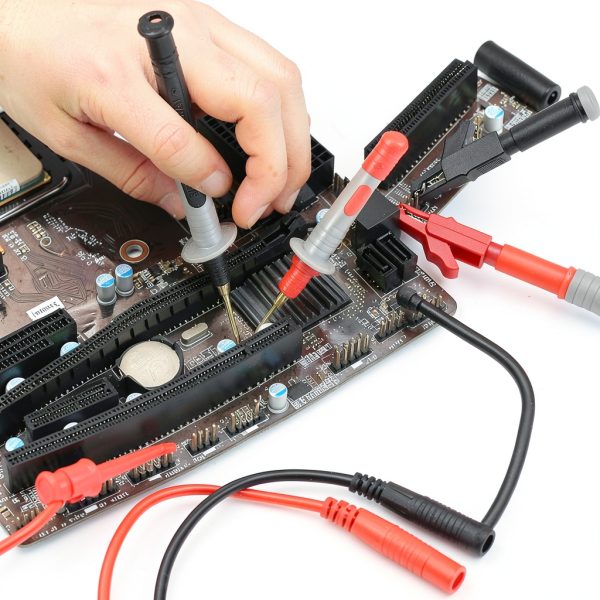 SWANLAKE Multimeter Test Leads 27-Piece Set CAT III 1000V CAT IV 600V-4