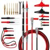 SWANLAKE Multimeter Test Leads 27-Piece Set CAT III 1000V CAT IV 600V-0