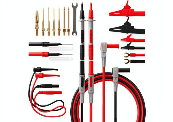 SWANLAKE Multimeter Test Leads 27-Piece Set CAT III 1000V CAT IV 600V-0
