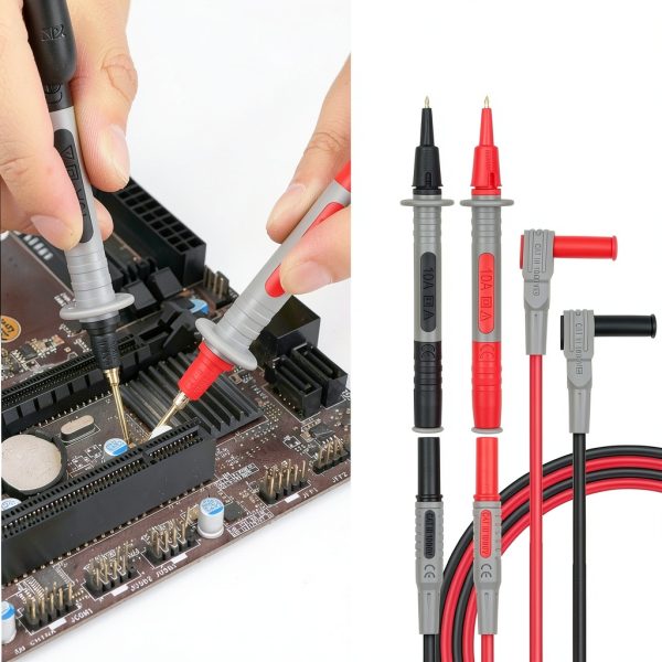 SWANLAKE Multimeter Test Leads 27-Piece Set CAT III 1000V CAT IV 600V-1