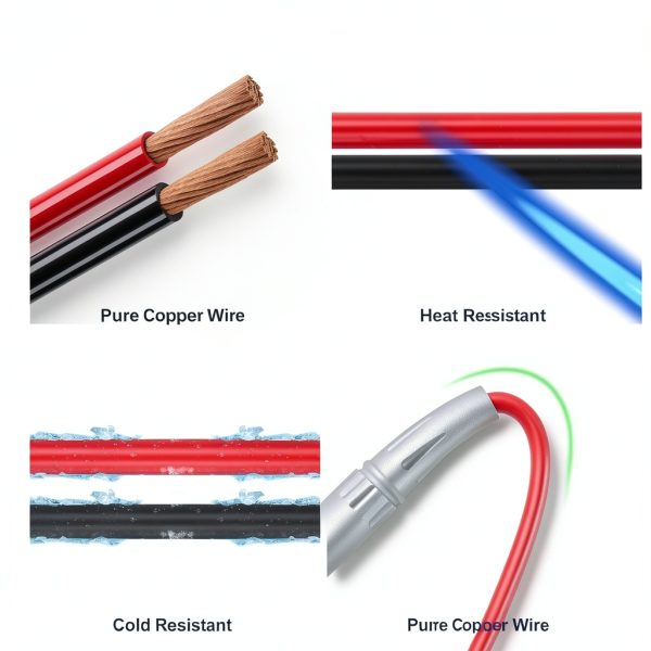 Professional Multimeter Test Leads 1000V 20A Cuqojs Gold-Plated Leads-5