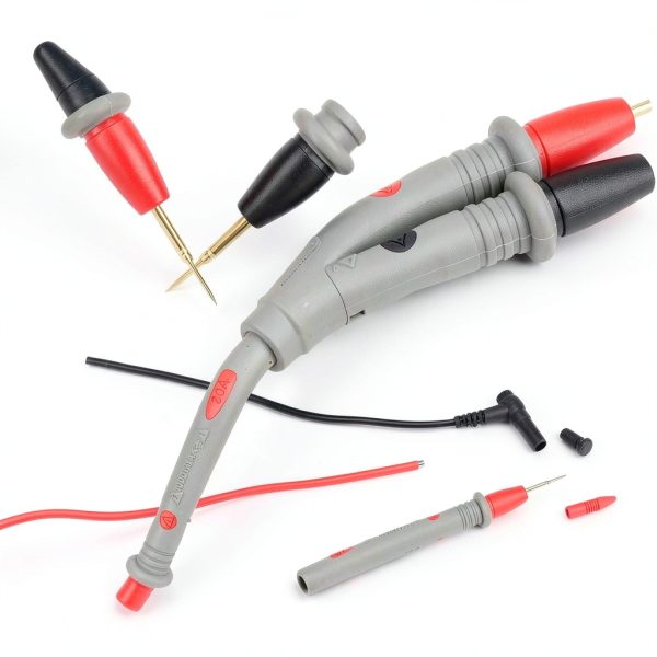 SWANLAKE Multimeter Test Probes CAT III 1000V 20A Ultra Sharp Leads-4