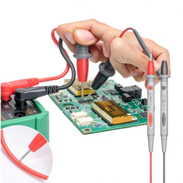 Electrical Multimeter Test Leads Set with Alligator Clips Test Hook Test Probes Lead Professional Kit 1000V 10A CAT.II-2