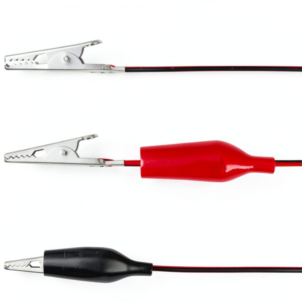 Alligator Clips 4 group 1m Test Leads by Romeda Red/Black-4