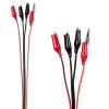 Alligator Clips 4 group 1m Test Leads by Romeda Red/Black-1