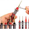Bionso 25 piece Multimeter Leads Kit Gold Plated Probes Clips Leads-1