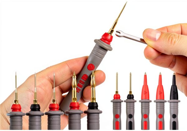 Bionso 25 piece Multimeter Leads Kit Gold Plated Probes Clips Leads-1
