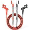 SWANLAKE Multimeter Test Probes CAT III 1000V 20A Ultra Sharp Leads-0